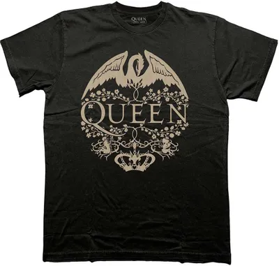 Produktbild von Queen - T-Shirt für Herren/Damen Uni RO12056 (M) (Schwarz)