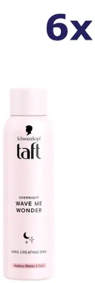 Produktbild von 6x Taft Overnight Wave Me Wonder Spray 150ml