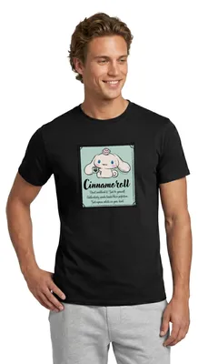 Produktbild von Spreadshirt Cinnamoroll Just Be Yourself Männer T-Shirt, XL, Schwarz