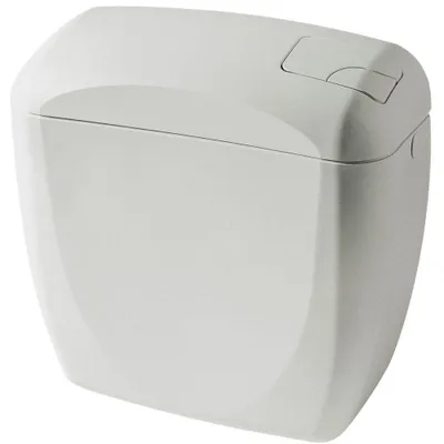 Spülkasten, Keramik, 9 l, seitlicher Wasseranschluss, weiß