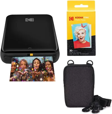 Immagine prodotto di Stampante portatile wireless KODAK per la stampa di foto, con tecnologia Zink (colore nero)