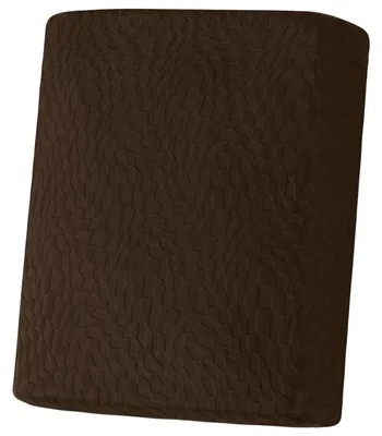 Productafbeelding van Kussenhoes voor zitkussen, stretchmateriaal, koffiekleur, geschikt voor 1 persoon, geometrisch design, antislip