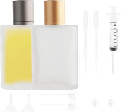 Produktbild von Parfumzerstäuber 100 ml, 2 Stück, nachfüllbar, tragbares Glas, für Reisen