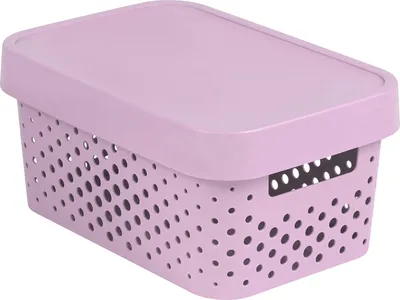 Image de Boîte de rangement avec couvercle Boîte de rangement 4,5L Curver Rose