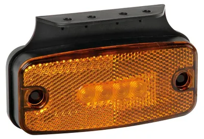 Immagine prodotto di Luce di ingombro con riflettore e staffa, 10/30V - 4 LED - Arancione