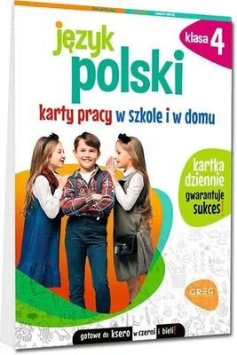 Zdjęcie produktu dla Język Polski Sp 4 Karty Pracy W Szkole I W Domu