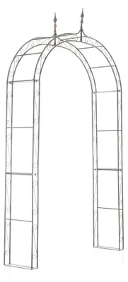 Produktbild von CLP Rosenbogen Lenz Aus Beschichtetem Eisen I Romantischer Rankenbogen I Rundbogen Im Landhausstil bronze