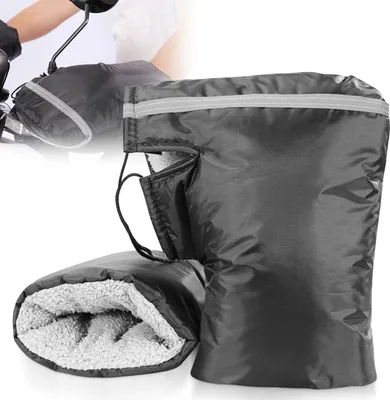 Produktbild von Famanu Motorradhandschuhe Wind- und Wasserdicht - Thermo-Fleece für kalte Jahreszeiten