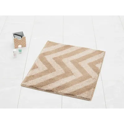 Produktbild von Kleine Wolke  Badteppich "Malua" Größe:50 x 60 cm Farbe:Taupe