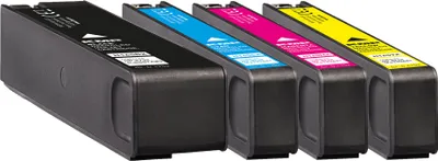Produktbild von KMP Tintenpatrone passend für HP 973X L0S07AE,F6T81AE,F6T82AE,F6T83AE Multipack