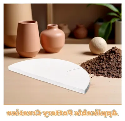 Produktbild von Weißer Keramikbrennständer für Töpfer- und Keramikprojekte mit hitzebeständigem Material und stabilen Stützsäulen