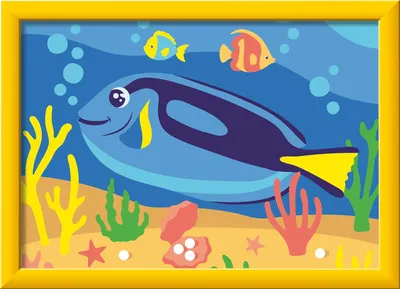 Obrázek produktu pro Ravensburger 12023117 CreArt, Malování podle čísel Doktorfisch