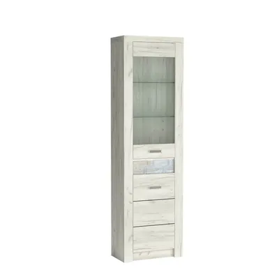 Immagine prodotto di Vetrina alta BESS - rovere kraft bianco
