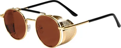 Produktbild von Steampunk Brille mit Seitenschutz