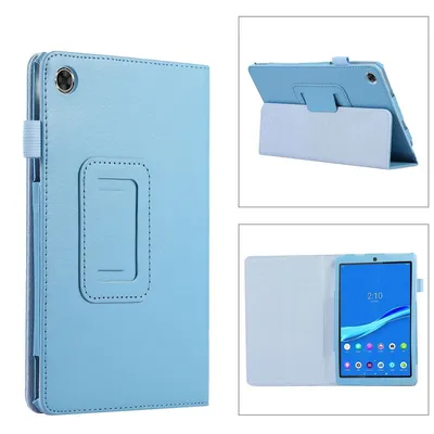 Produktbild von König Design Hülle kompatibel mit Kunstleder Handyhülle - Handy Case Hellblau