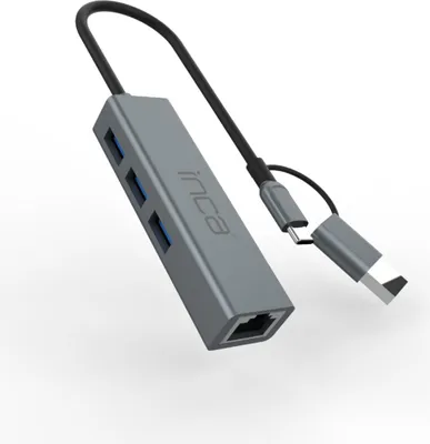 Image de INCA Adapter   IUTP-03TX Ethernet > USB und Typ-C 1000Mbit/s