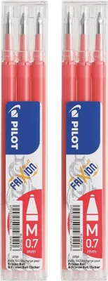 Produktbild von Pilot Frixion Ball Ersatzminen 0.7 koralle - 6er-Set