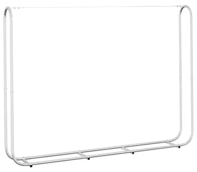 Image de vidaXL Étagère à bois de cheminée 200x25x150 cm Acier galvanisé