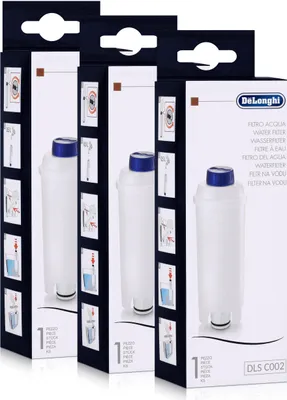 Produktbild von 3x DeLonghi DLS C002 Wasserfilter für ESAM, ECAM, BCO EC Kaffeevollautomaten