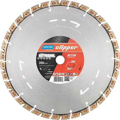 Produktbild von Norton Clipper Diamantscheibe Extreme Beton Ø 350 mmx25,4 mm