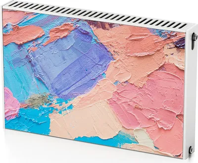 Produktbild von Farben – Magnetische Heizkörperabdeckung – 90x60 cm – Magnet Heizkörperabdeckung – 3D Würfel – Heizkörperverkleidung – Magnetische Wandverkleidung – Wetterfest