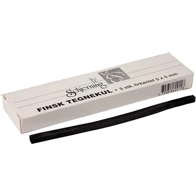 Produktbild von Quadratische Holzkohle-Sticks, 5 Stück