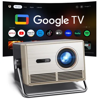 Obrázok produktu pre Prenosný projektor s rozlíšením Full HD a 1000 ANSI lúmenov – LED – pre domáce kino