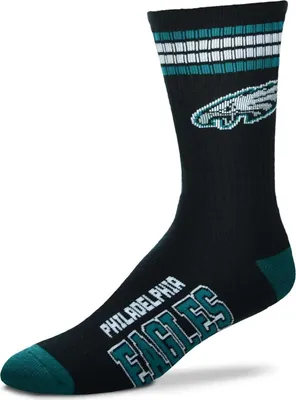 Produktbild von For Bare Feet - NFL Philadelphia Eagles Graphic 4-Stripe Deuce Socken - Mehrfarbig : Mehrfarbig M Farbe: Mehrfarbig Größe: M