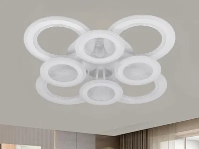 Productafbeelding van LED plafondlamp met afstandsbediening, 200W - J3347/W