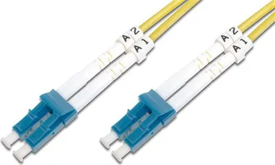 Productafbeelding van DIGITUS vezeloptische patchkabel, LC-Duplex - LC-Duplex, OS2, 5,0 meter