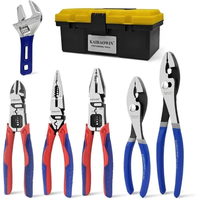 Productafbeelding van Set voor het knippen van draden, tangen, combinatietang, punttang, reparatieset