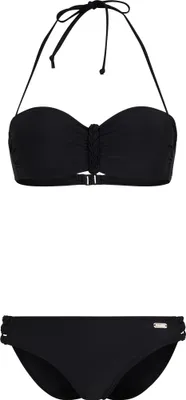 Produktbild von Buffalo Bügel-Bandeau-Bikini schwarz Größe 36 Cup D
