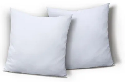 Produktbild von 2er Set Kissenbezug Kissenhülle Dekokissen Hülle 40x40 cm weiß Uni Microfaser