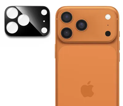Produktbild von Techsuit – Full Camera Glass Schutzglas für das Objektiv des iPhone 17 Pro Max – schwarz