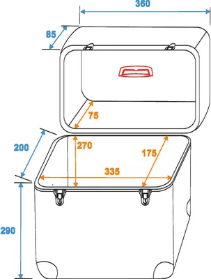 Image de Platten-Case ALU Battle/Booking Silber (30110026)