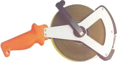 Produktbild von Bandmaß mit Alu-V-Rahmen, 25 m, aus Glasfaser