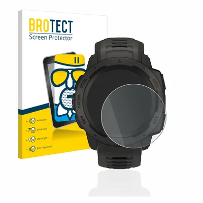 Produktbild von BROTECT Entspiegelungs Schutzglas für Garmin Instinct Solar Schutzfolie Panzer Folie Glas Display Schutz matt