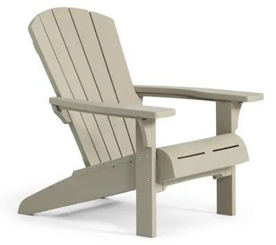 Produktbild von Adirondack Gartenstuhl, 85x80x96,5 cm, sandfarben, ideal für den Außenbereich