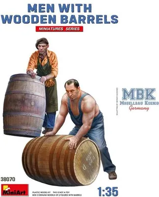 Obrázek produktu pro MiniArt 1:35 Obr. sada muži s dřevěnými sudy (2)