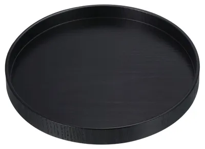 Image de Bol décoratif rond en bois de 8 pouces, idéal pour la cuisine et la table