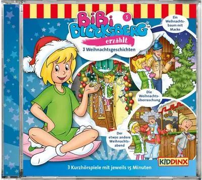 Produktbild von VERLAG: KIDDINX MEDIA Bibi Blocksberg erzählt - 3 Weihnachtsgeschichten, 1 Audio-CD