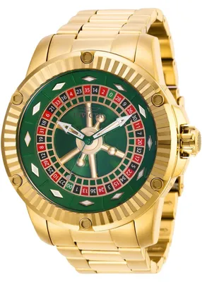 Zdjęcie produktu dla Invicta Specialty 28710 Zegarek męski - Mechanizm automatyczny - Stal nierdzewna z zieloną tarczą - 52 mm