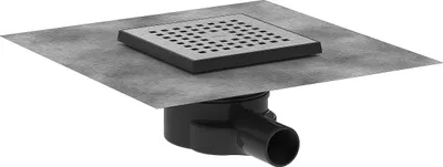 Produktbild von HANSGROHE 56248800 Komplettset Punktab.RainDrain Point