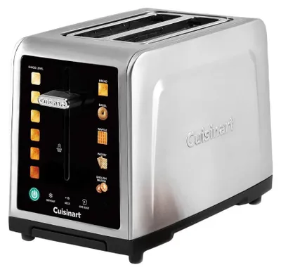 Produktbild von Cuisinart RBT2200E, 2 Scheibe(n), Edelstahl, Berührung, 180 mm, 310 mm, 210 mm