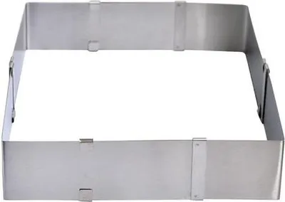 Produktbild von Kuchenform, Verstellbares Quadrat, 16-28 Cm