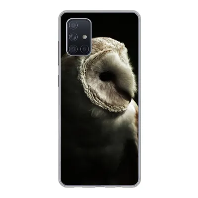 Produktbild von MuchoWow® Handyhülle Schutzhülle Hülle für Samsung Galaxy A51 Eule - Vogel - Porträt Silikon Softcase Handy Hülle - Schutzabdeckung