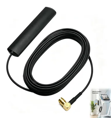 DAB+ Autoantenne 5dBi, selbstklebend, 3 m Kabel, SMB-Adapter