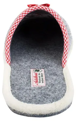 Produktbild von Heimatglück Hirsch Filzpantoffel, Farbe:mausgrau, Größe:38/39
