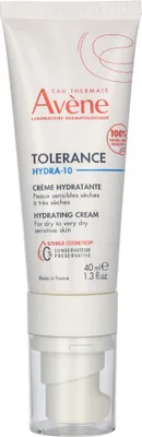 Produktbild von Avene Tolérance Hydra-10 Feuchtigkeitscreme, Body-BB-Creme, 40 ml, Weiß, Feuchtigkeitsspendend, trockene Haut, Tube