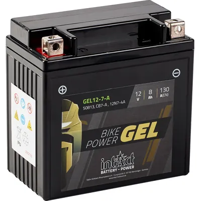 Produktbild von intAct Batterie Bike Power Gel 12V 8Ah - Wartungsfrei, Auslaufsicher